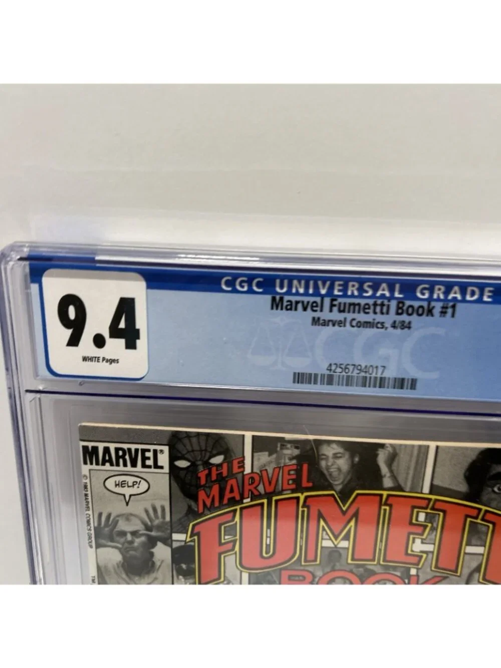 Marvel Fumetti Book #1 (1984) CGC 9.4 Stan Lee Graded L@@k Comic Book